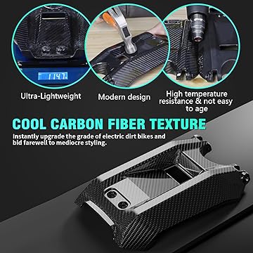 Surron Battery Cover Carbon Fiber