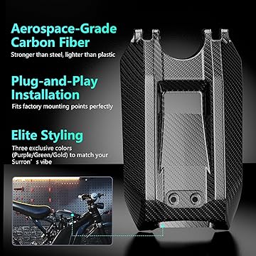 Surron Battery Cover Carbon Fiber